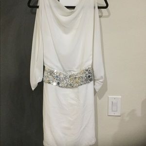 Fredricks of a Hollywood White goddess style dress